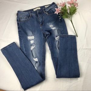 PAC sun Bullhead denim ripped skinny jeans